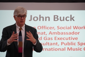 John Buck tartott előadást a Corporate Diplomacy Programon