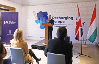 Liam Fox brit parlamenti képviselő előadása